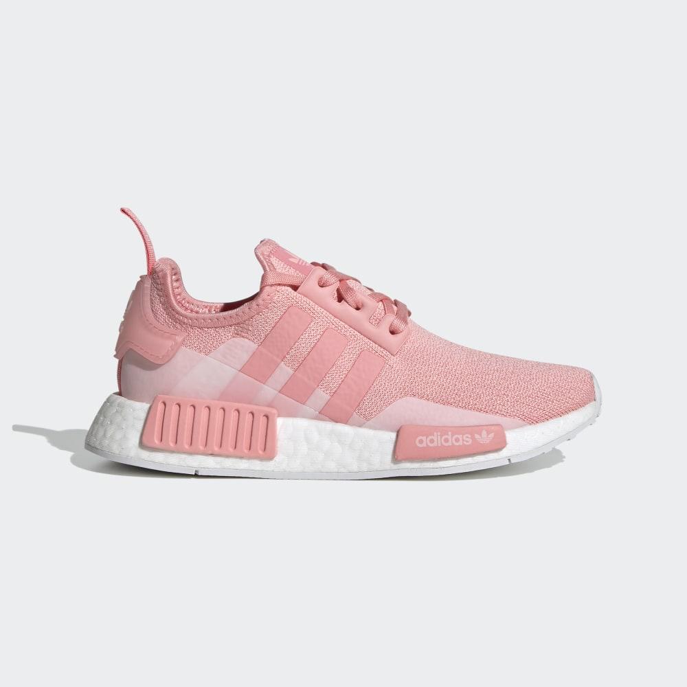 Adidas Boys' NMD_R1 Originals Shoes Pink/White Ireland EG7925